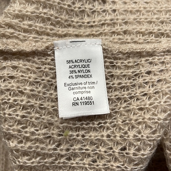 GXF Open Knit Button-Up Cardigan Sweater Sz-S - Picture 9 of 10